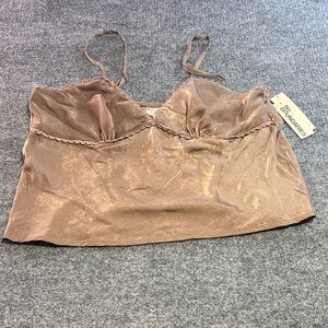 No Boundaries Bronze Satin Bralette